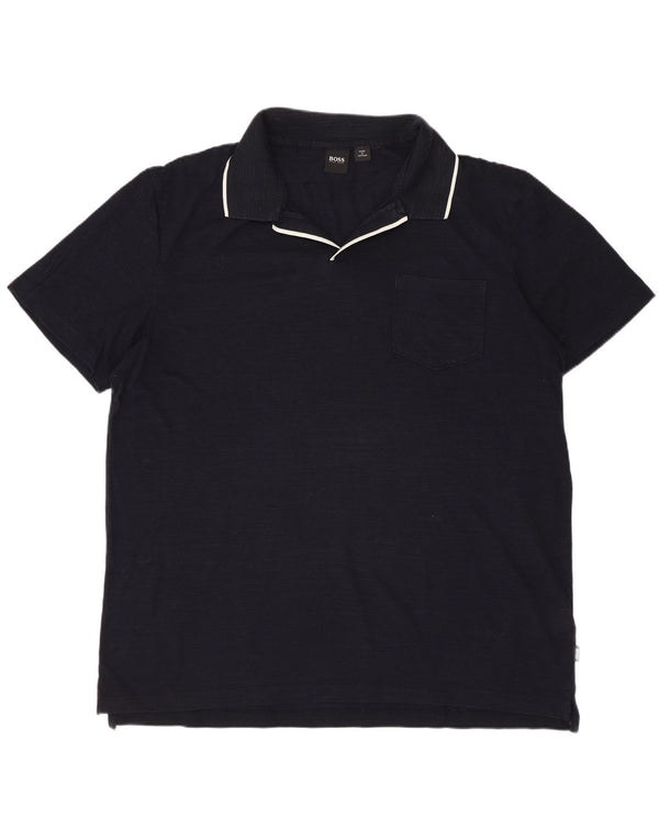 Polo HUGO BOSS para hombre 2XL Algodón azul marino