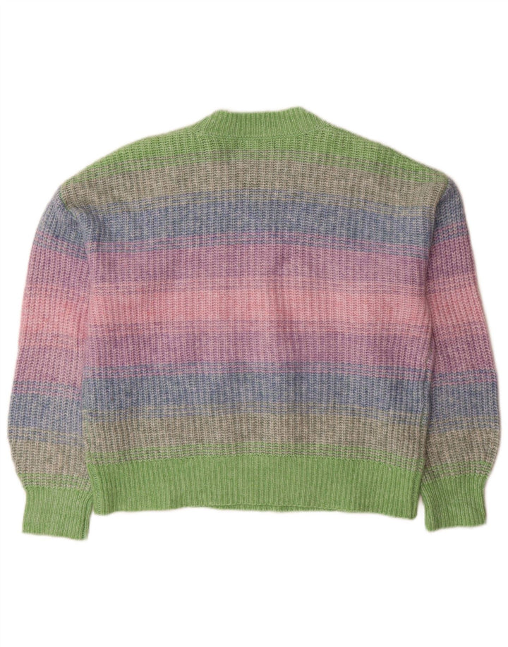 Marks & Spencer Jersey de cuello redondo para mujer, talla 40, talla M, multicolor