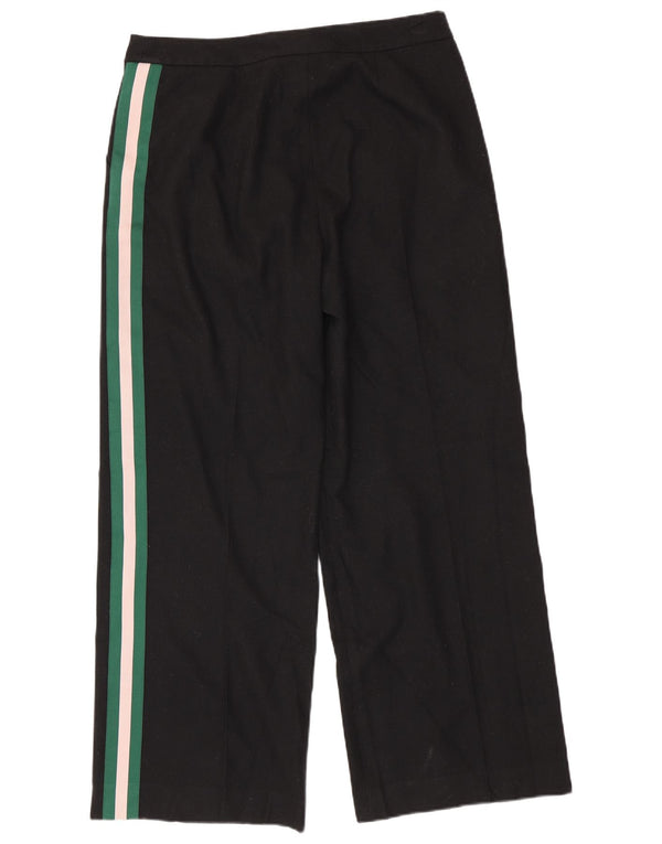 Pantalones informales de pernera ancha para mujer de Boden UK 44 Large W34 L30 Bloque de color negro