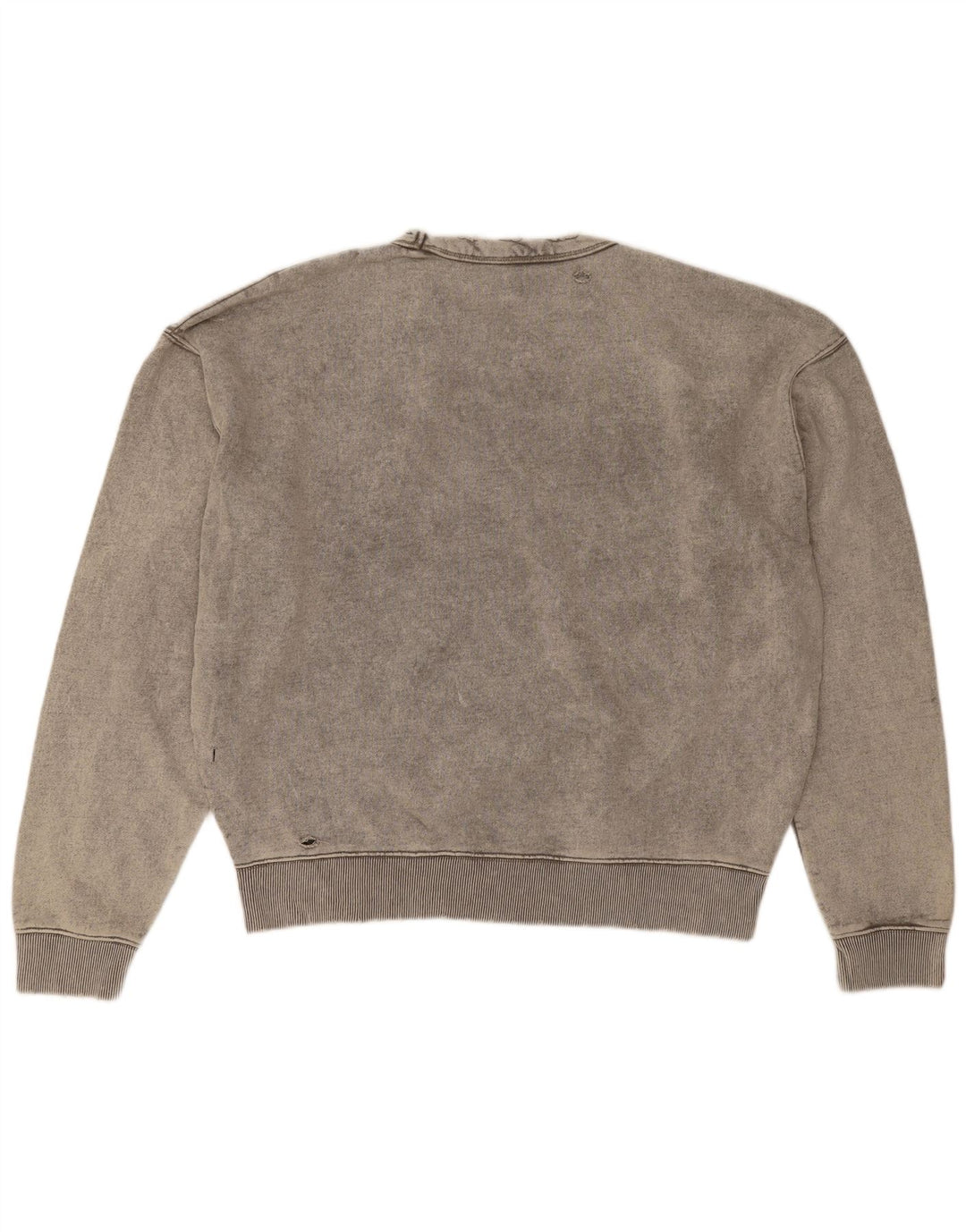 Zara Hombre Sudadera Jumper XL Gris Algodón