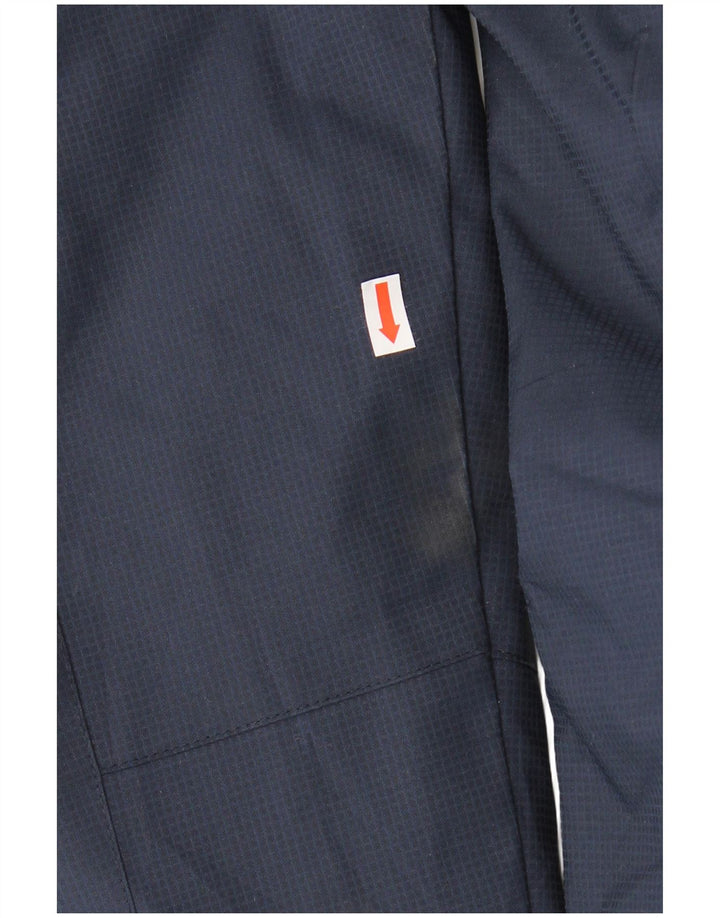 Izod Chaqueta cortavientos para hombre UK 40 Large Azul marino Cuadros Poliéster