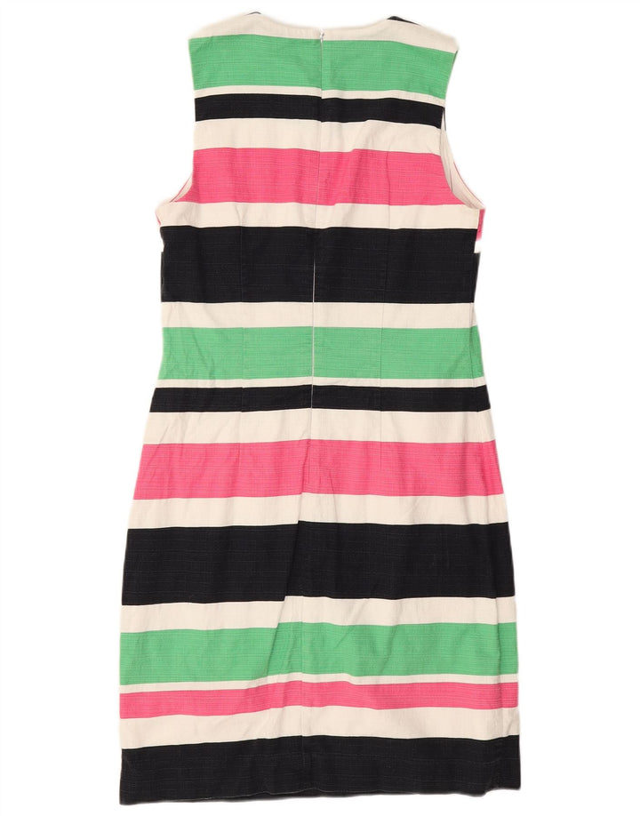 HOBBS Vestido tubo sin mangas para mujer UK 10 Pequeño multicolor a rayas