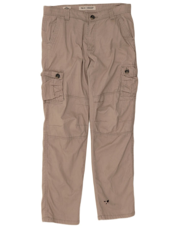 Pantalones cargo rectos Gap para hombre W34 L31 Beige