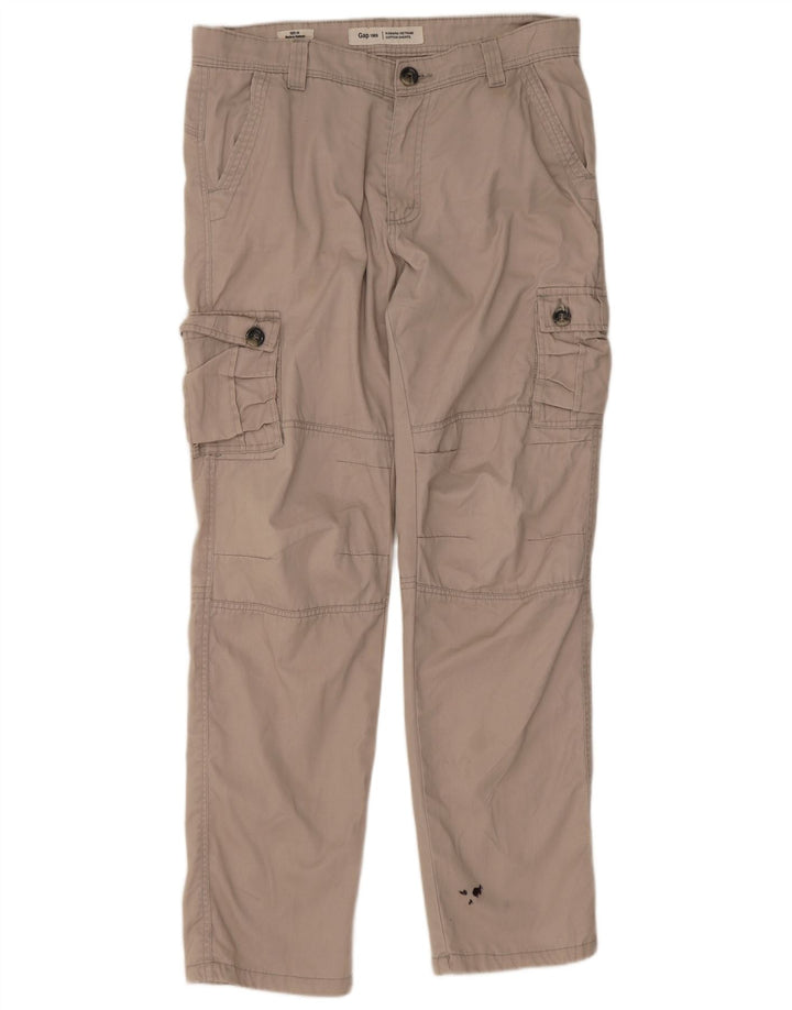 Pantalones cargo rectos Gap para hombre W34 L31 Beige
