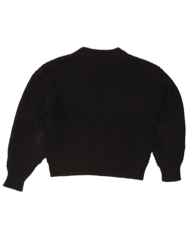 Topshop Jersey extragrande con cuello de tortuga para mujer UK 6 XS Acrílico negro