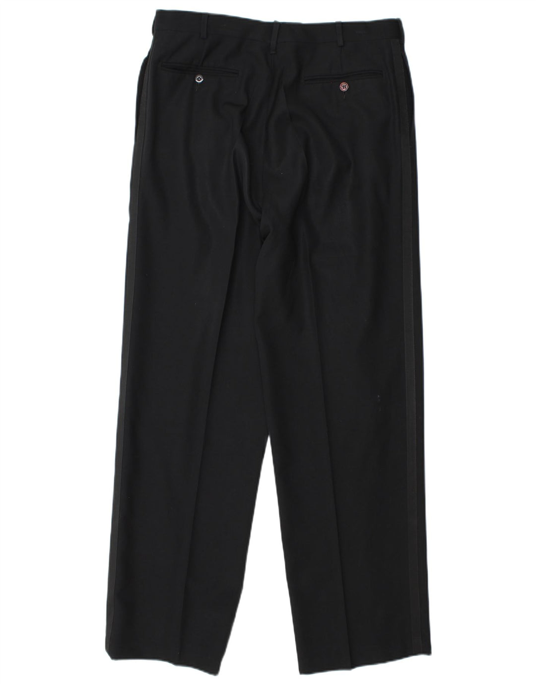 Egon Von Furstenberg Mens UK 40 Large W32 L32 Lana virgen negra