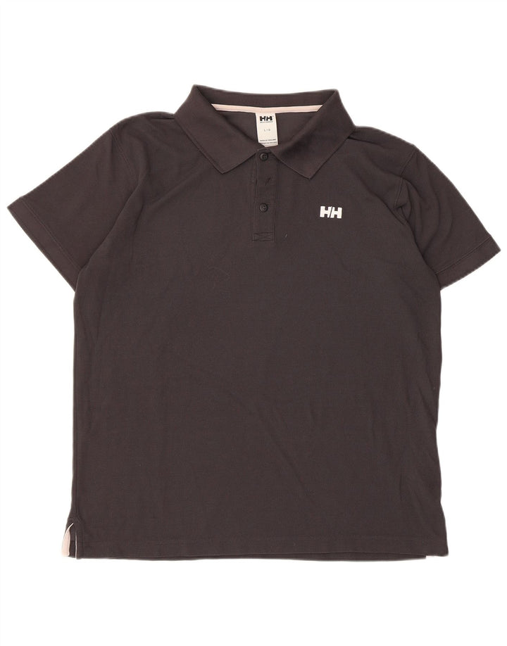 Polo Helly Hansen Hombre Grande Gris Poliamida
