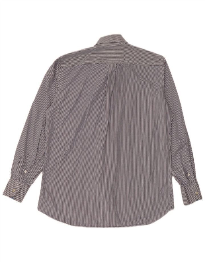 Camisa Harmont & Blaine para hombre pequeña de algodón a rayas azules