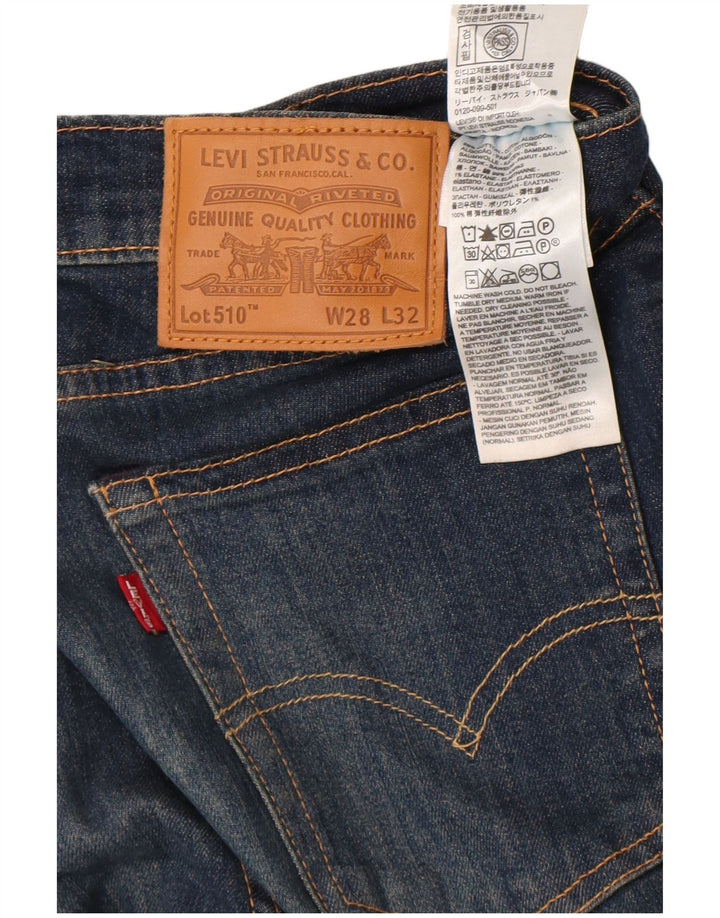 Levi's Jeans ajustados 510 para hombre W28 L32 Algodón azul
