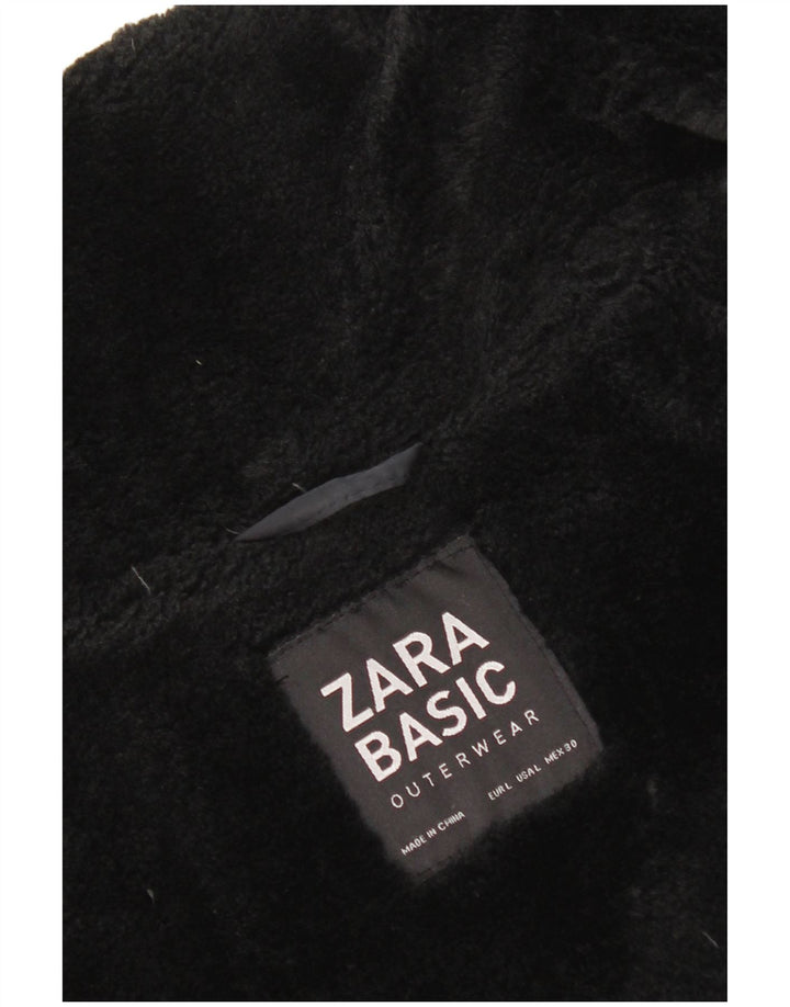 Zara Mujer Chaqueta Acolchada Reino Unido 44 Grande Azul Marino