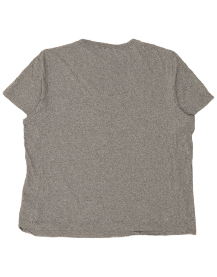 Camiseta NIKE para hombre Top 2XL Algodón moteado gris
