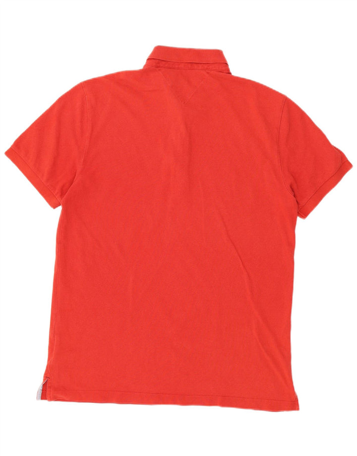 TOMMY HILFIGER Polo de ajuste personalizado para hombre, talla grande, rojo