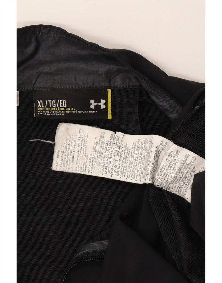 UNDER ARMOUR Chaqueta superior de chándal para hombre XL Poliéster negro