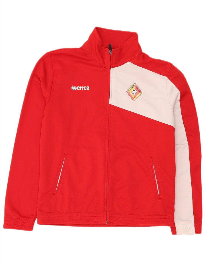 ERREA Hombre Chándal Top Chaqueta Pequeña Rojo Colorblock Poliéster