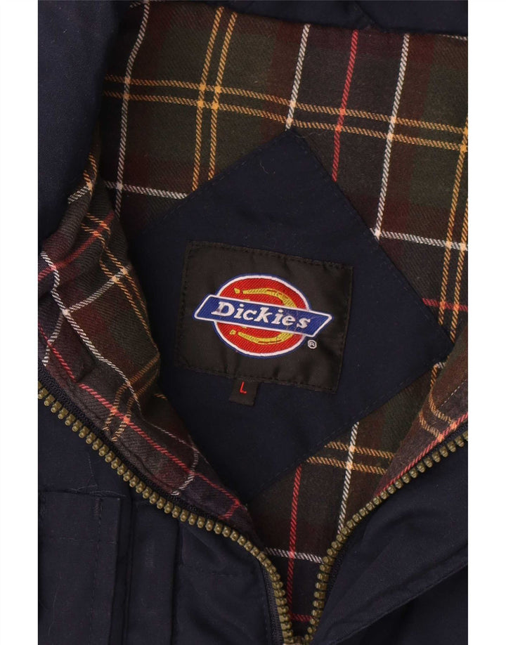 Dickies Chaleco utilitario para hombre Reino Unido 40 Grande Poliéster azul marino