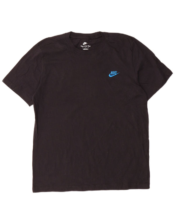 Nike - Camiseta para hombre, talla grande, color negro, algodón