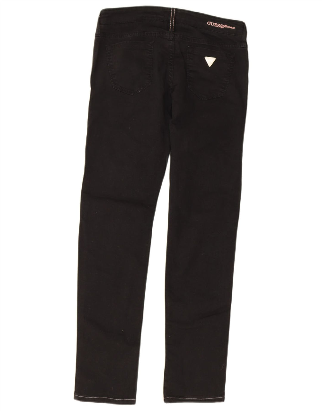 GUESS Vaqueros ajustados para mujer W26 L28 Algodón negro