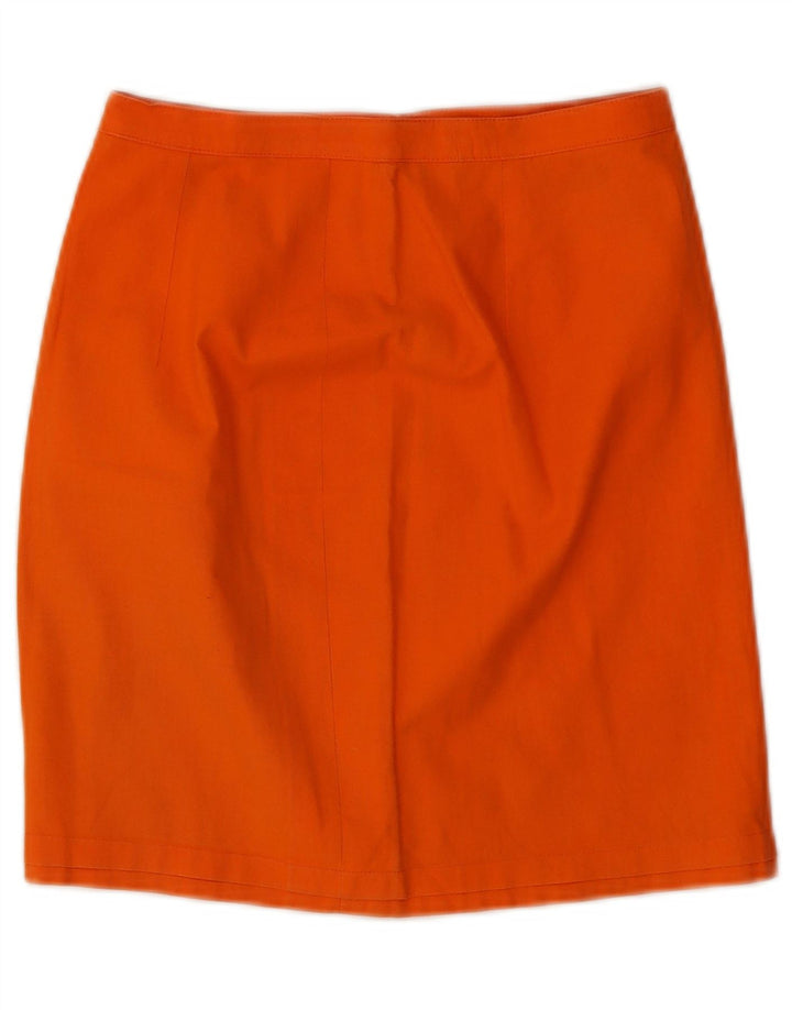 Vintage Mujer Mini Falda W24 XS Naranja