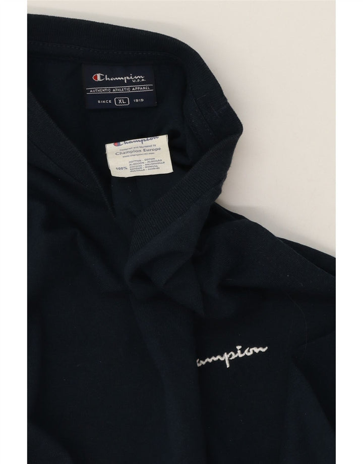 Champion Hombre Chaleco Top XL Azul Marino Algodón