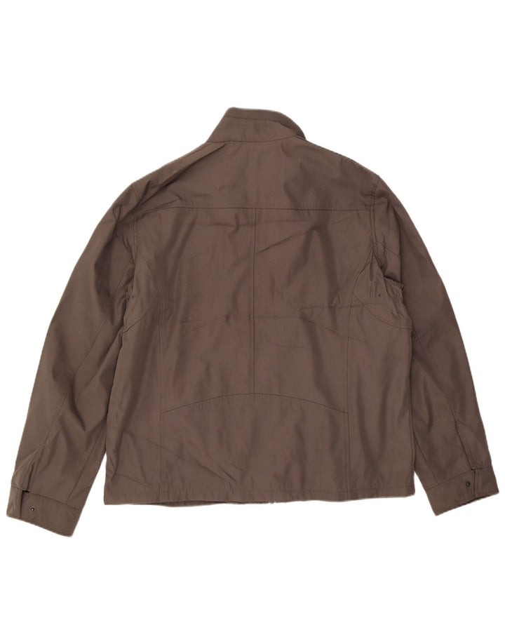 CALVIN KLEIN Chaqueta bomber para hombre UK 42 XL Poliéster gris