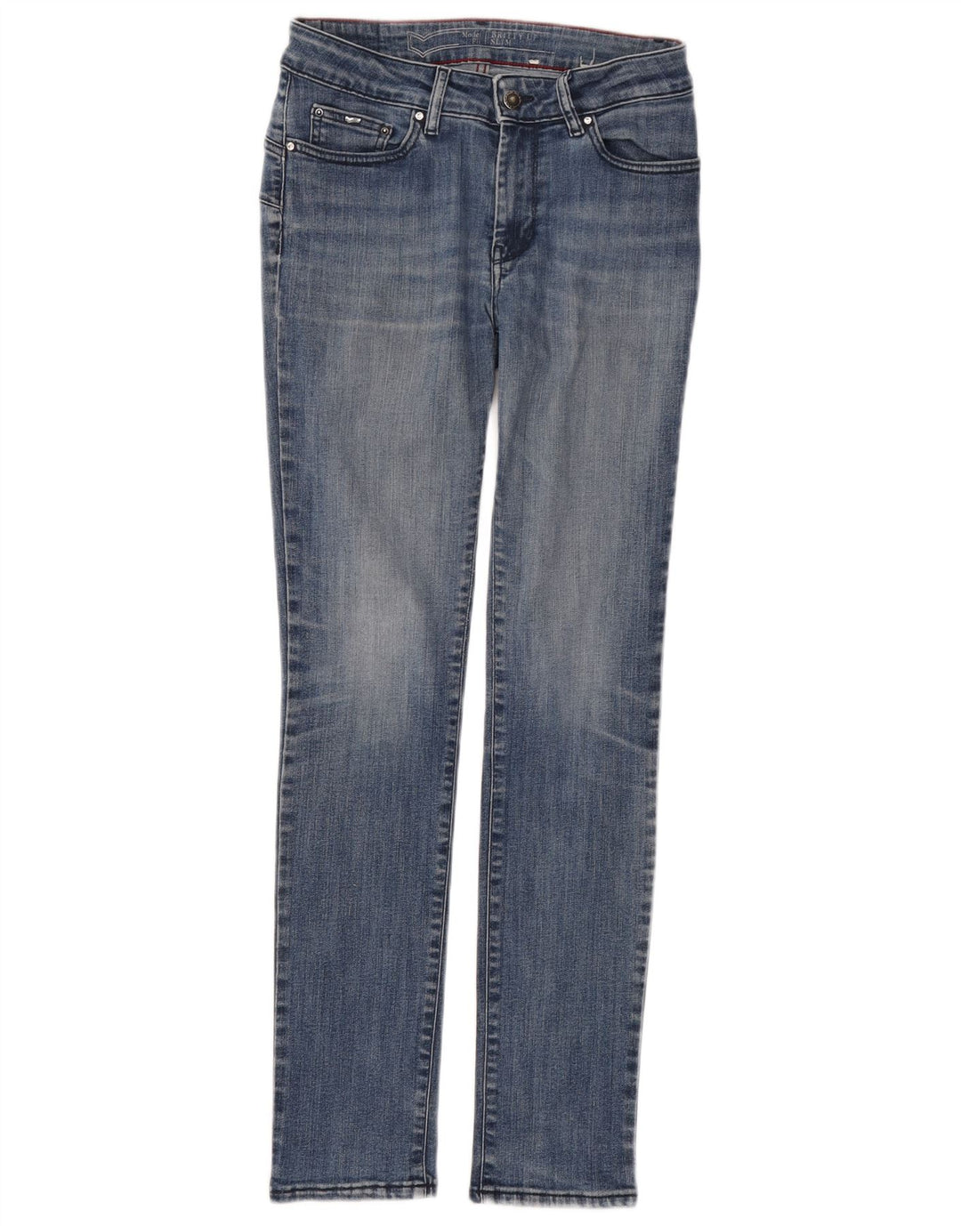 Vaqueros Slim Mujer Gas W26 L30 Algodón Azul