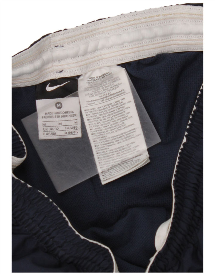 NIKE Shorts deportivos para hombre Poliéster color block azul marino mediano