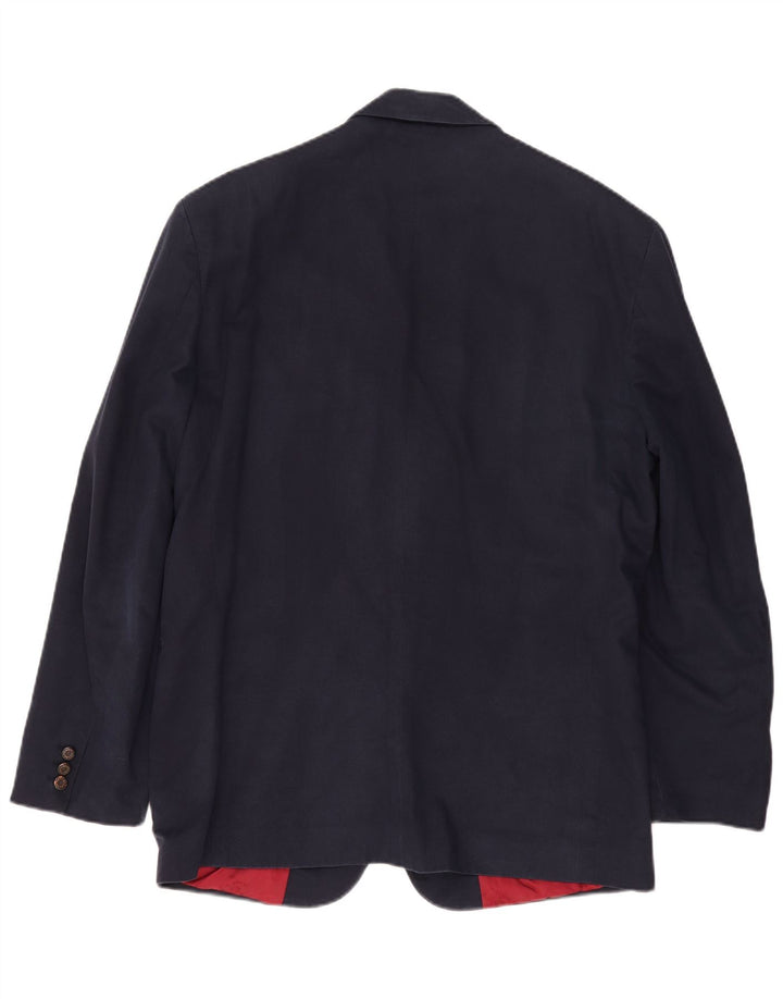 Paul & Shark Chaqueta tipo blazer de 2 botones para hombre UK 44 2XL Algodón azul marino