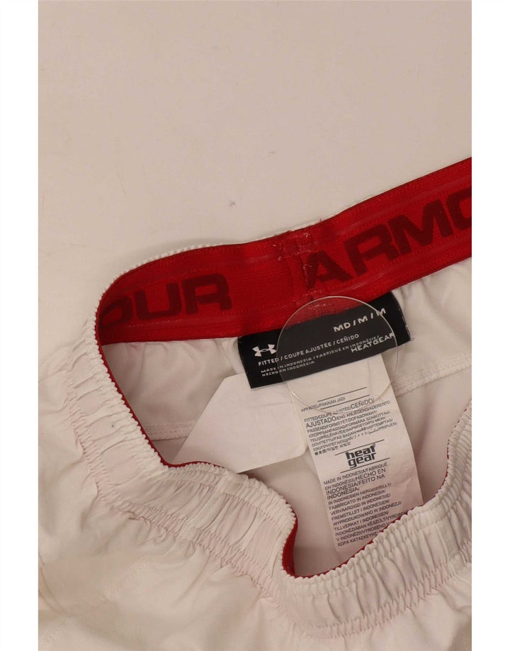 Under Armour Heat Gear Shorts deportivos para hombre Poliéster color block medio blanco