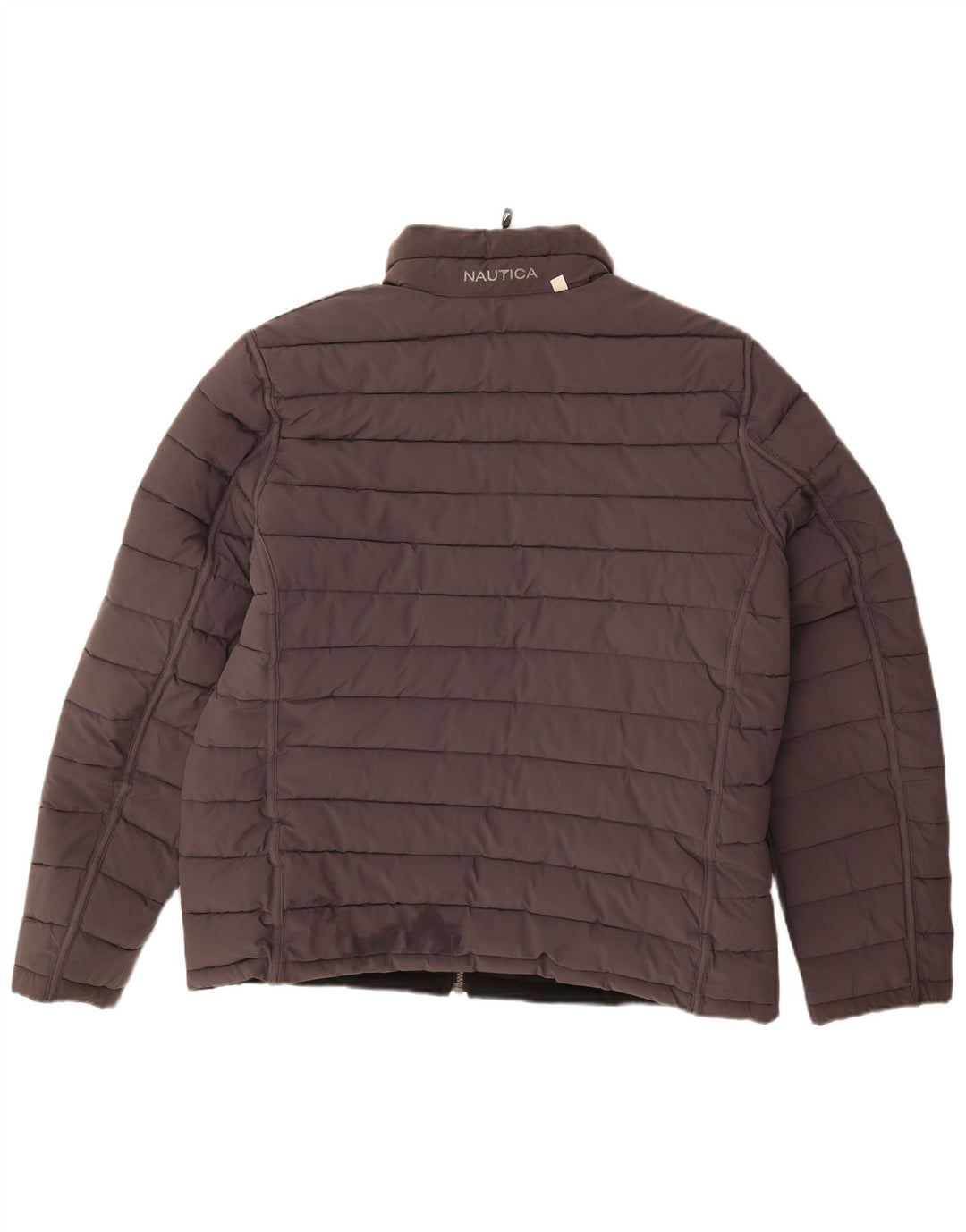 NAUTICA Chaqueta acolchada reversible para hombre UK 40 Large Poliéster negro