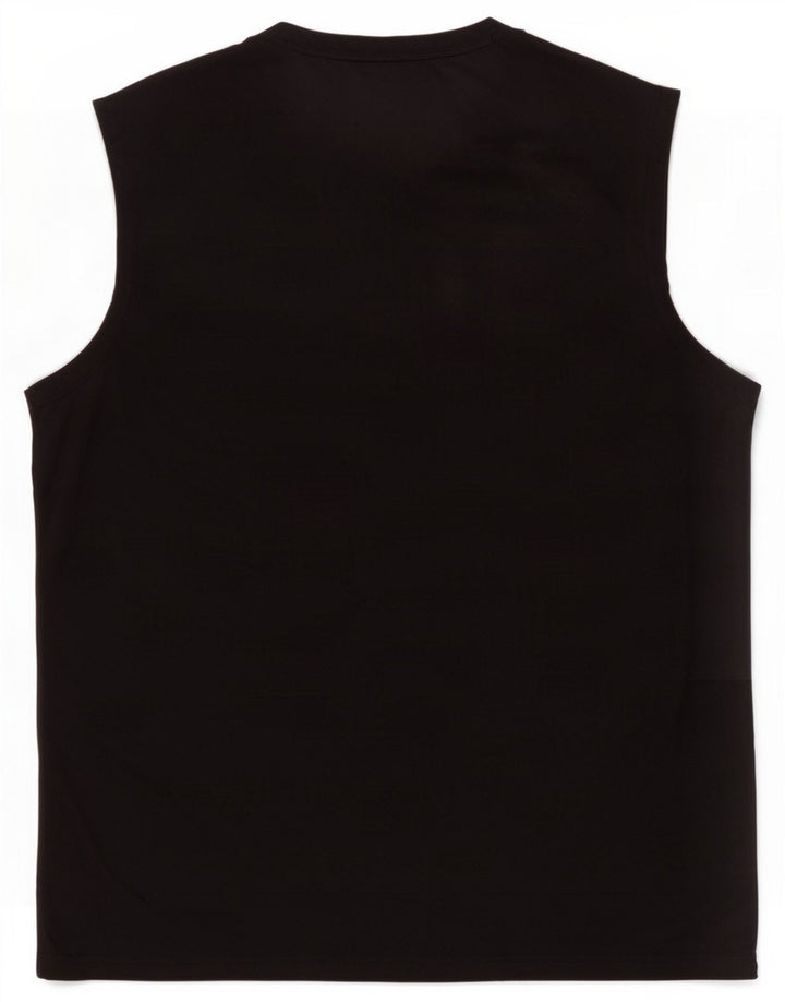 Champion Camiseta sin mangas estampada para hombre XL Negro