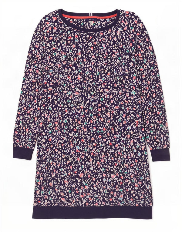 Joules Vestido tipo sudadera para mujer UK 40 XL Algodón con lunares azul marino