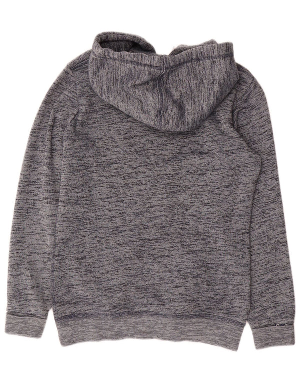 SUPERDRY Jersey con capucha y gráfico extragrande para mujer UK 6 XS Gris moteado