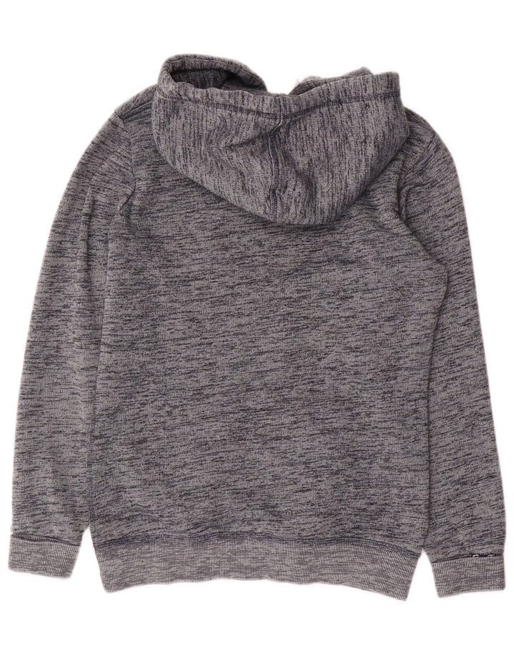 SUPERDRY Jersey con capucha y gráfico extragrande para mujer UK 6 XS Gris moteado