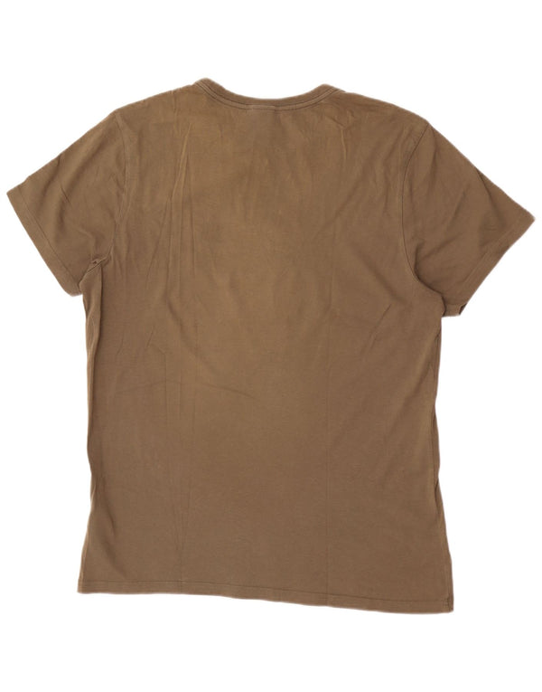 The North Face Camiseta gráfica para hombre Top grande de algodón caqui