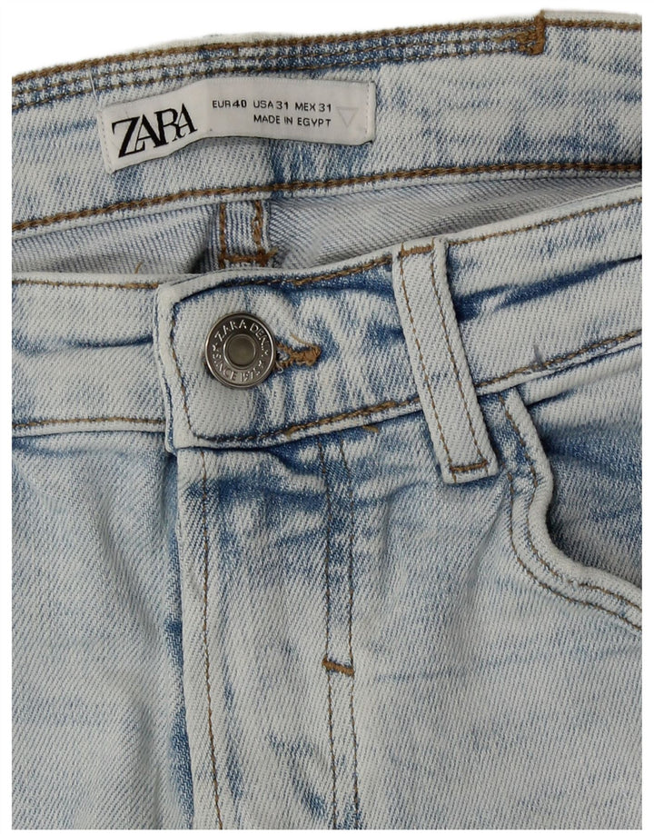 Zara Jeans ajustados desgastados para hombre EU 40 Medium W31 L29 Azul