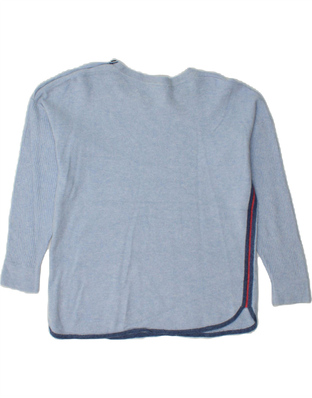 WHITE STUFF Womens Boat Neck Jumper Sweater UK 12 Medium Blue Viscose Vintage White Stuff and Second-Hand White Stuff from Messina Hembry 