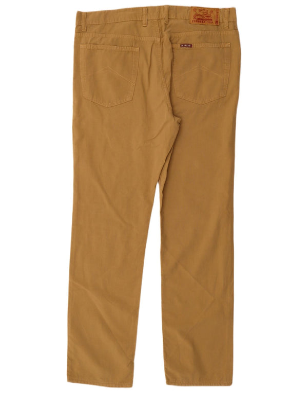 Carrera Mens 700 Pantalones Casuales Rectos IT 54 2XL W38 L32 Algodón Beige