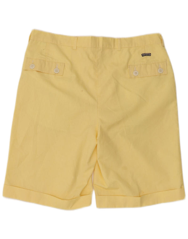 Ellesse Mens Pegged Chino Shorts W34 Grande Amarillo