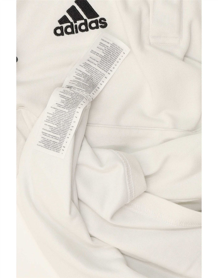 Adidas Polo Aeroready para Hombre Algodón Blanco Mediano