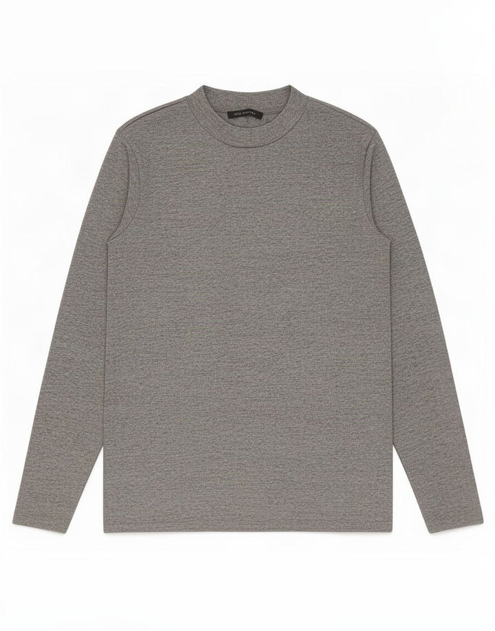 Marks & Spencer Top para mujer de manga larga UK 44 Poliéster moteado gris grande