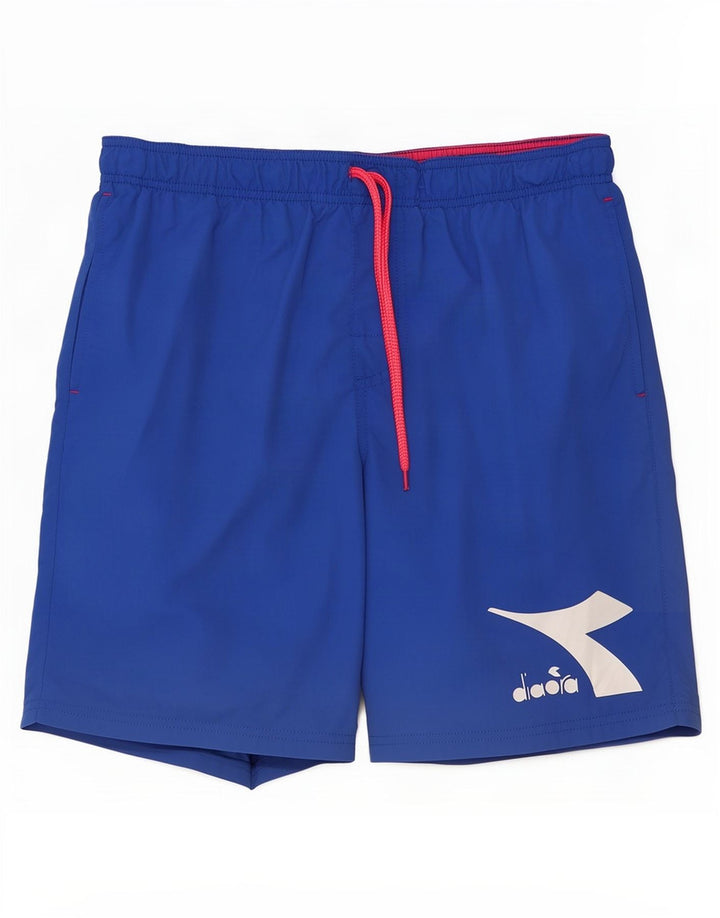 Diadora Bañador Shorts Graphic Azul Medio Poliéster Hombre