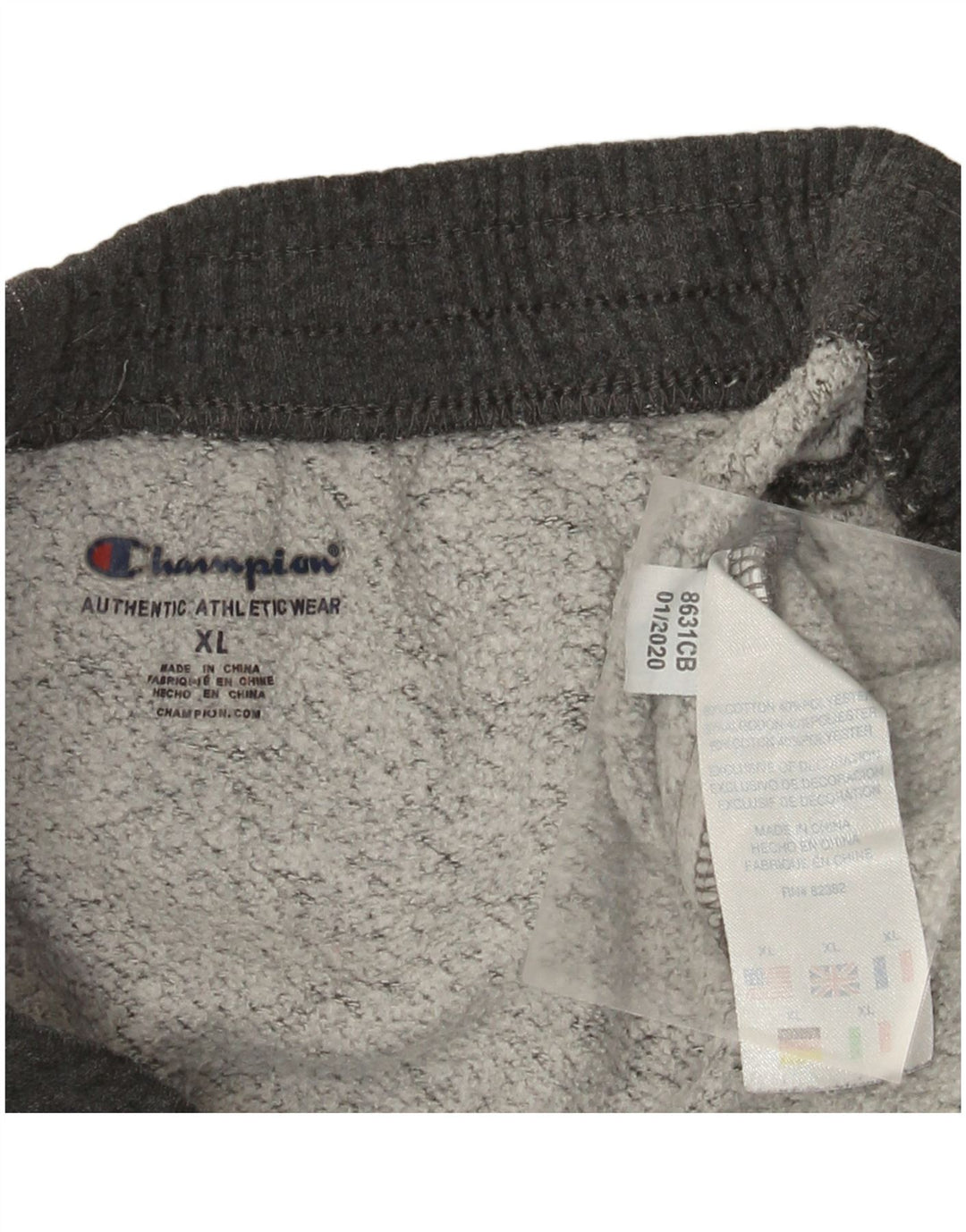 CHAMPION Pantalones de chándal con estampado gráfico para niños Joggers 13-14 años XL Gris