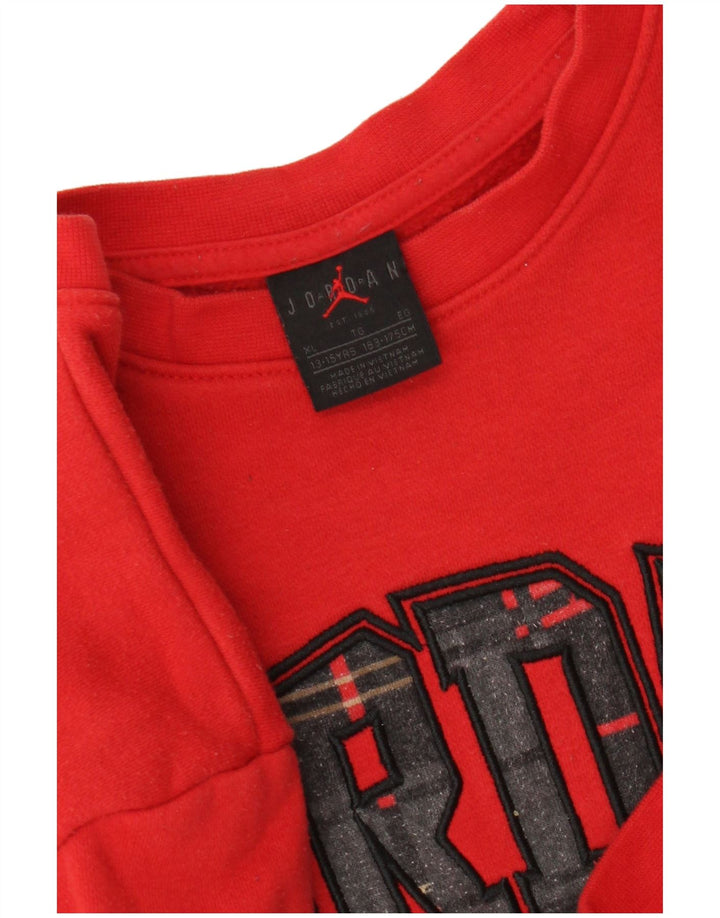 Jordan Sudadera gráfica para niños 13-14 años XL Rojo