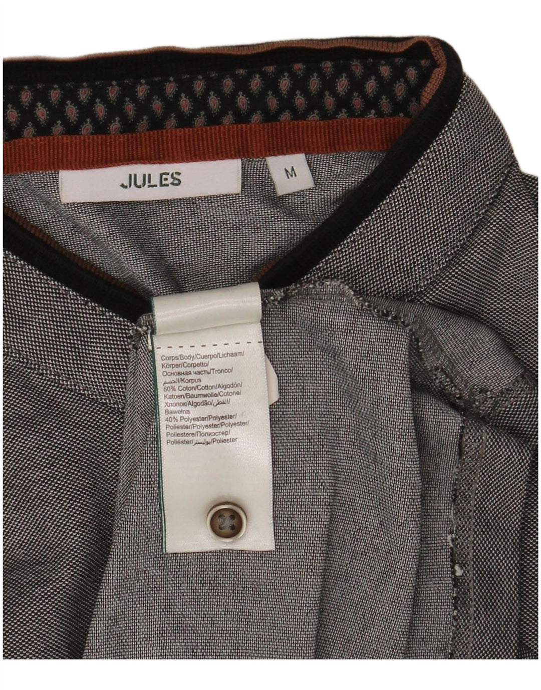 Polo Jules Hombre De Algodón Gris Medio