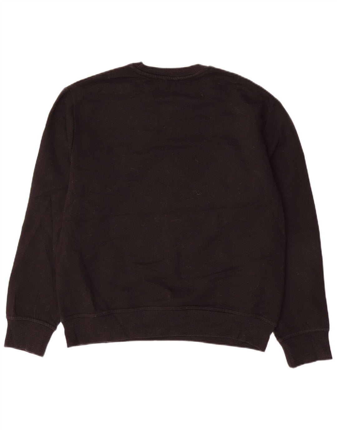 Zara Mujer Sudadera Jumper UK 44 Mediano Negro Algodón