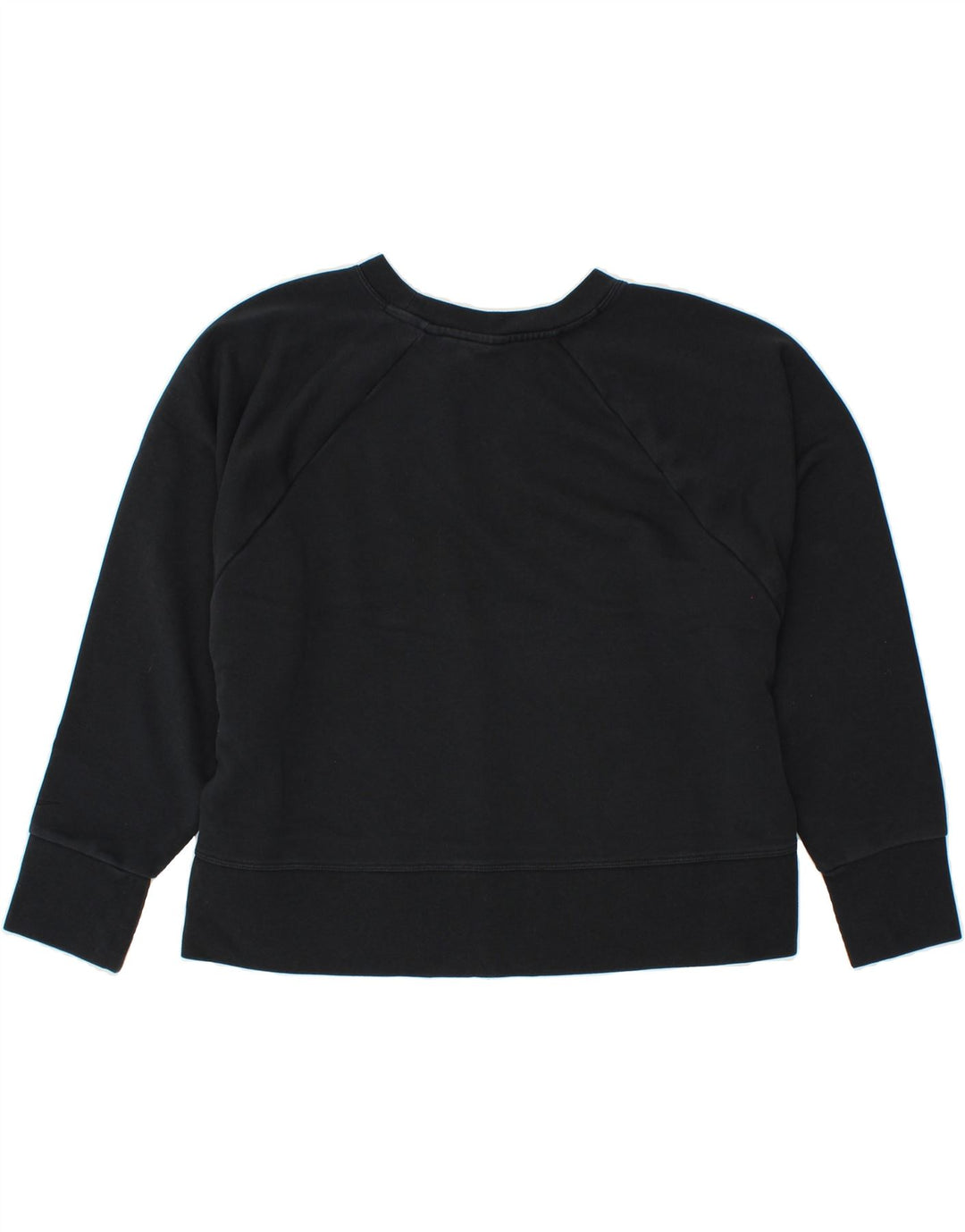 NIKE Womens Oversized Graphic Crop Sweatshirt Jumper UK 20 2XL Black Vintage Nike and Second-Hand Nike from Messina Hembry 