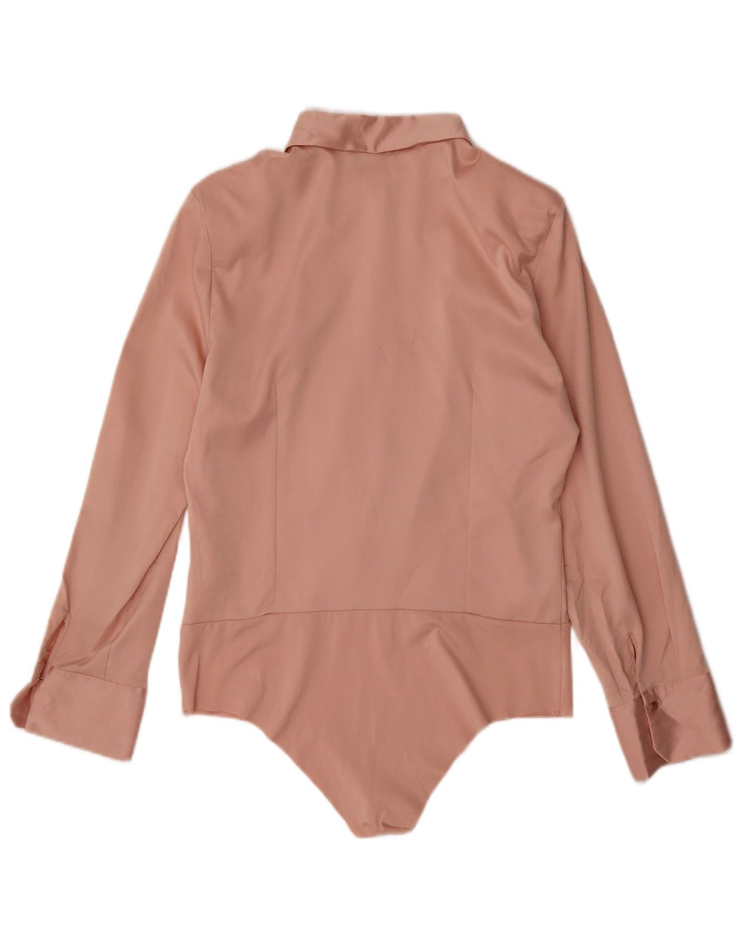 Zara Mujer Body Camisero UK 44 Grande Poliéster Rosa
