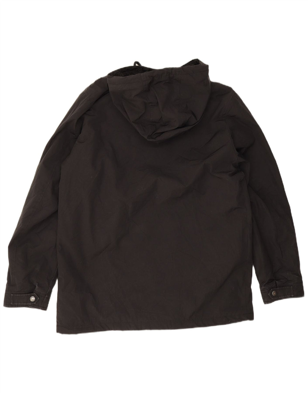 Levi's Chaqueta utilitaria Sherpa con capucha para hombre UK 38 Mediana Poliéster negro