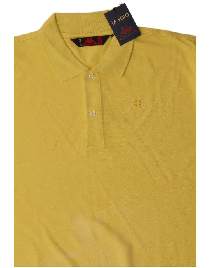 KAPPA Polo Hombre XL Algodón Amarillo