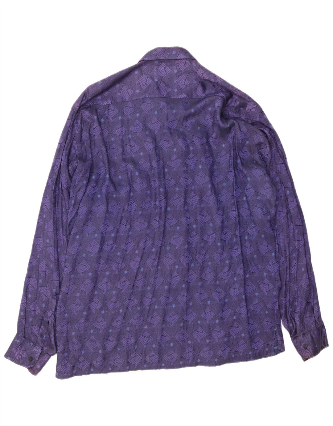 Camisa BOXER Hombre Large Viscosa Geométrica Morada